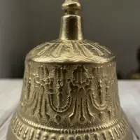 Campana Tibetana Pushkar Tienda Modelo Importada Bronce