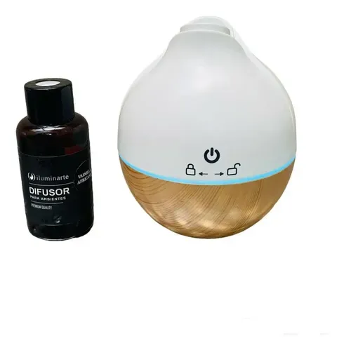 Humidificador Aromatico Carga Usb Y Luz Led + Esencia Regalo