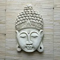 Cara Buda Placa Resina Apto Exterior Gigante Colgante Deco