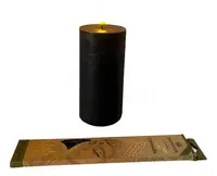 Vela Led De Parafina 15cm Llama Movimiento Importada A Pila 