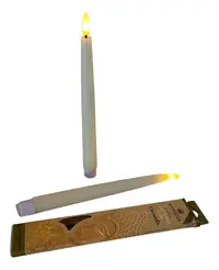 Velas Led Importadas Decorativa A Pila Con Baño De Cera