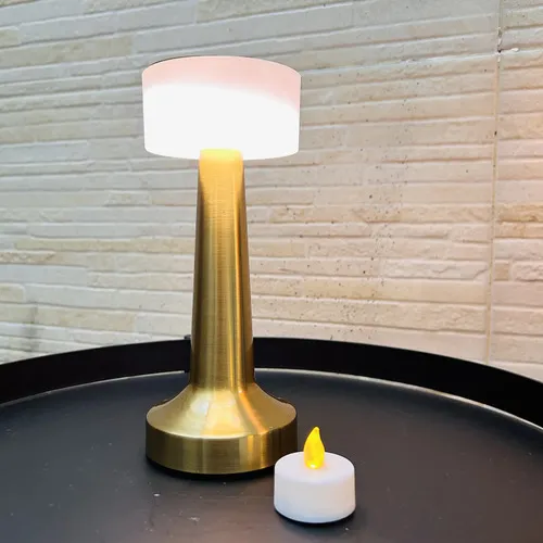 Lámpara Velador Fanal Led Touch Inalámbrica Importado Deco