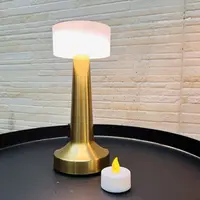 Lámpara Velador Fanal Led Touch Inalámbrica Importado Deco