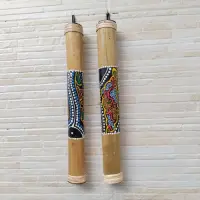 Palo De Lluvia Artesanal 40 Cm Bamboo Importado Indonesia