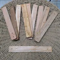 Tablita Sky Portasahumerio Madera X 10 Unidades P. Mayorista Marrón Claro