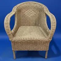 Juego 4 Sillones Jardin Artesanales Simples Pushkar Tienda Marrón Claro