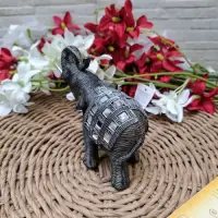 Elefante Abundancia Decorativo Importado Indonesia Fantasías Gris Oscuro