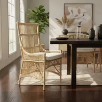 Silla Sillon Artesanal De Ratan Indonesia Xa Galeria Living