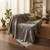 Manta Rustica Colcha Artesanal Cama O Sillon Pushkar Tienda