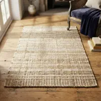 Alfombra Yute Artesanal Importada De India Pushkar Tienda 1.5 M 90 Cm Modelo 2