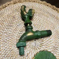 Grifería Para Jardín Exterior Bronce Antiguo Canilla Pajaro Gallo