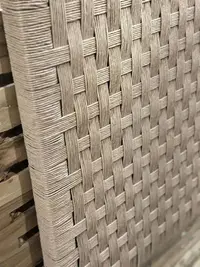 Respaldo Zen Artesanal Kraft-madera 105cm (hacemos A Medida) Marrón