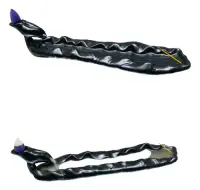Cascada Humo Porta Y Porta Sahumerio 18 Cm Importado 2 En 1 Negro 651r