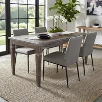 Mesa Madera Comedor Living Country Pushkar Tienda Marrón Claro