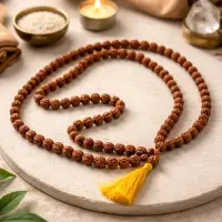 Japa Mala Rosario Hindú Semilla Rudraksha 108 Cuentas