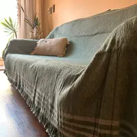 Manta Rustica Colcha Artesanal Cama O Sillon Pushkar Tienda
