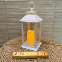 Farol Con Vela Led 32 Cm Fanal Importado A Pila Iluminacion