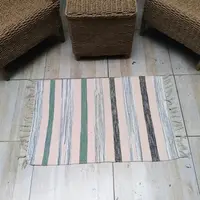 Alfombra 60x90 Cm Hindu Felpudo Recibidor Costado O Pie Cama