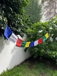 Bandera Banderin 7 Chakras Importado Artesanal India 7 Chakras