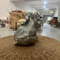 Elefante Abundancia Deco Importado Incrustacion Fantasías  Plateado