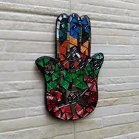 Cuadro Decorativo Mano Fátima Venecitas De Indonesia Chico Mix