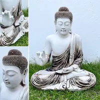 Buda Vitarka Apto Exterior 75 Cm Artesanal Hecho En Resina