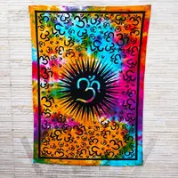 Tapiz Dioses India 100 X 80 Cm Importado Con Lentejuelas