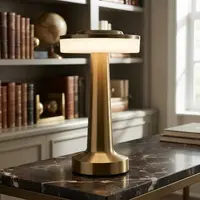 Lámpara Velador Fanal Led  Touch  Inalámbrica 20cm Importado